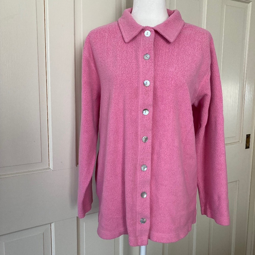 Vintage Chadwick Pink Cotton Blend Shacket SIZE L
